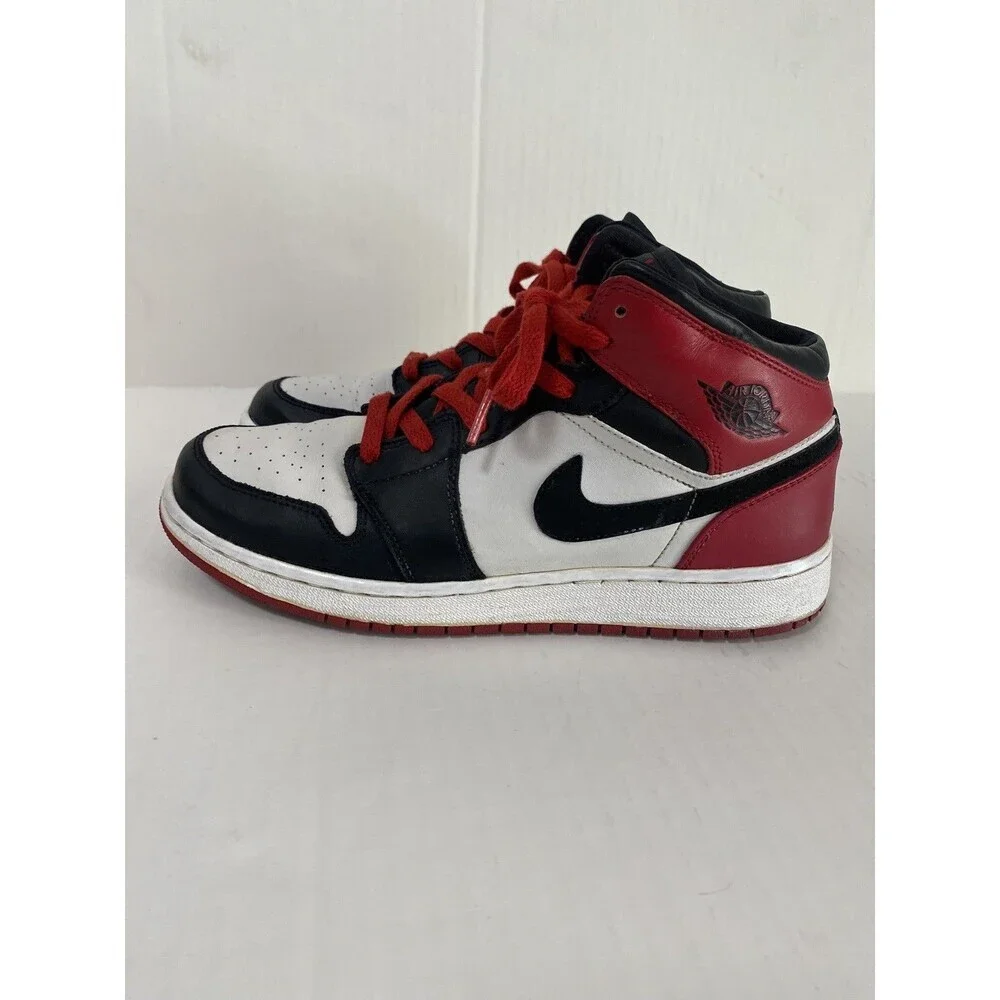 Nike Air Jordan Retro 1 Old Love 2007 Black Toe Youth 6 Women's 8